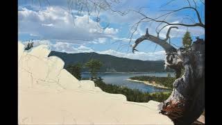 Boulder Bay Overlook Time Lapse Painting Progression