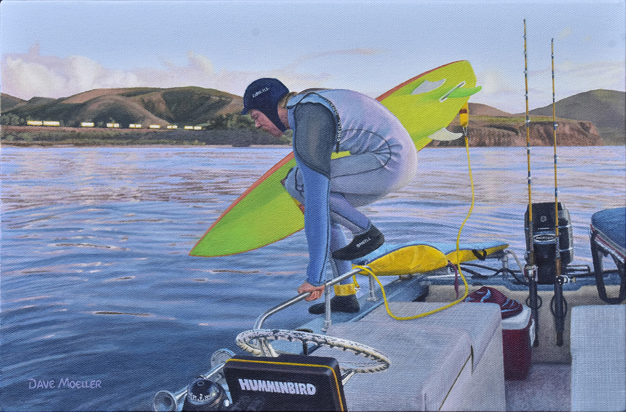 Going for a Late Afternoon Surf at Little Drakes