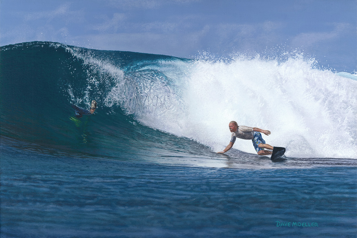 P-Pass Bottom Turn, Boat View